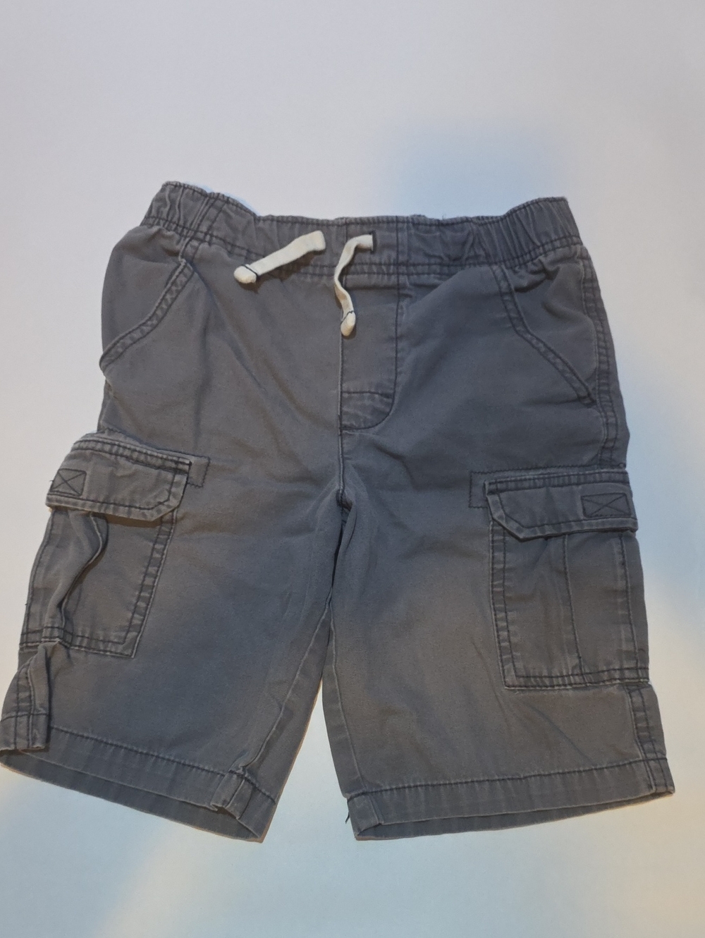 Carter's Gray Cargo Shorts with Drawstring